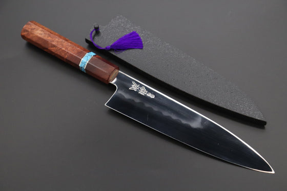 Sukenari Wa Gyuto Custom Limited Edition, Sukenari Honyaki Series White Steel No.2 Wa Gyuto 210mm (8.2 Inch, SCL-562)