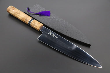Sukenari Wa Gyuto Custom Limited Edition, Sukenari Honyaki Series White Steel No.2 Wa Gyuto 210mm (8.2 Inch, SCL-564)