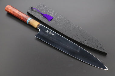 Sukenari Wa Gyuto Custom Limited Edition, Sukenari Honyaki Series White Steel No.2 Wa Gyuto 270mm (10.6 Inch, SCL-570)