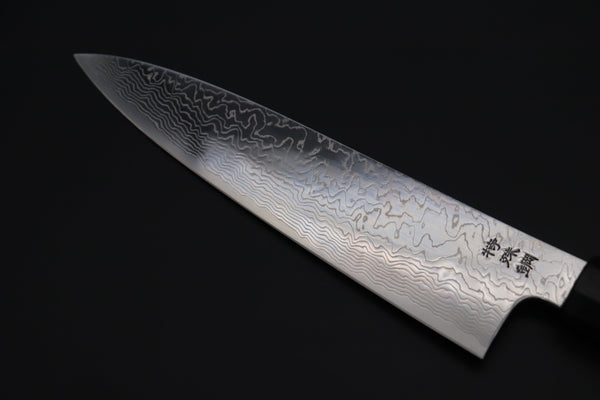 Sukenari Wa Gyuto Custom Limited Edition, Sukenari STRIX Nickel Damascus Wa Gyuto 210mm (8.2 inch, SCL-530)