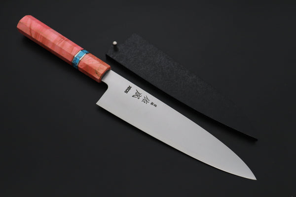 Sukenari Wa Gyuto SCL-660 VG-XEOS Wa Gyuto 210mm (8.2 inch) Custom Limited Edition, Sukenari VG-XEOS Clad Wa Gyuto 210mm (8.2 inch, SCL-660)