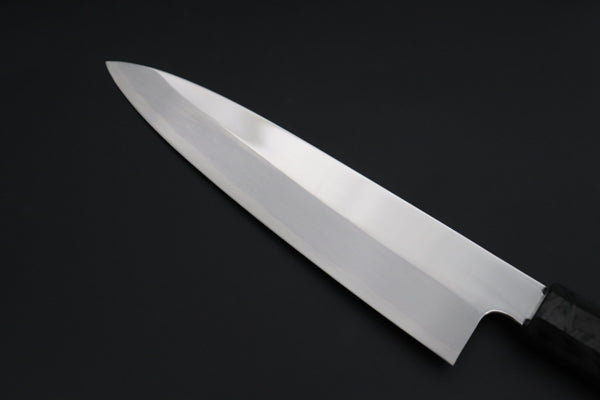 Sukenari Wa Gyuto SCL-621 VG-XEOS Wa Gyuto 210mm (8.2 inch) Custom Limited Edition, Sukenari VG-XEOS Clad Wa Gyuto 210mm - Double Shinogi, Mirror Polish (8.2 inch, SCL-621)