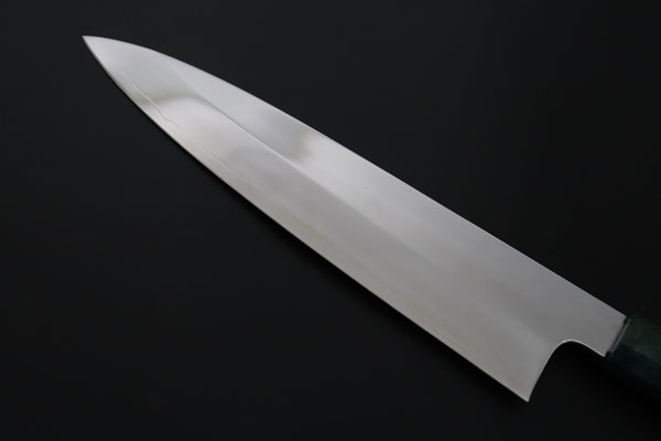 Sukenari Wa Gyuto SCL-702 VG-XEOS Wa Gyuto 240mm (9.4 inch) Custom Limited Edition, Sukenari VG-XEOS Clad Wa Gyuto 240mm - Double Shinogi, Mirror Polish (9.4 inch, SCL-702)
