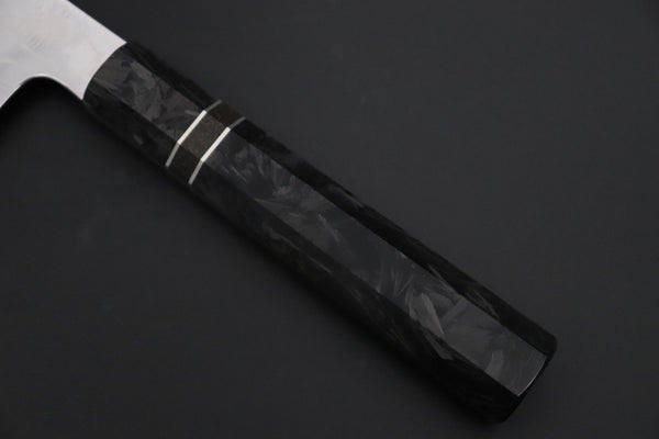 Sukenari Wa Gyuto SCL-644 VG-XEOS Wa Gyuto 240mm (9.4 inch) Custom Limited Edition, Sukenari VG-XEOS Nickel Damascus Wa Gyuto 240mm (9.4 inch, SCL-644)