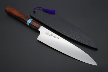 Sukenari Wa Gyuto SCL-539 ZDP189 Wa Gyuto 210mm (8.2 inch) Custom Limited Edition, Sukenari ZDP-189 Clad Wa Gyuto 210mm (8.2 inch, SCL-539)