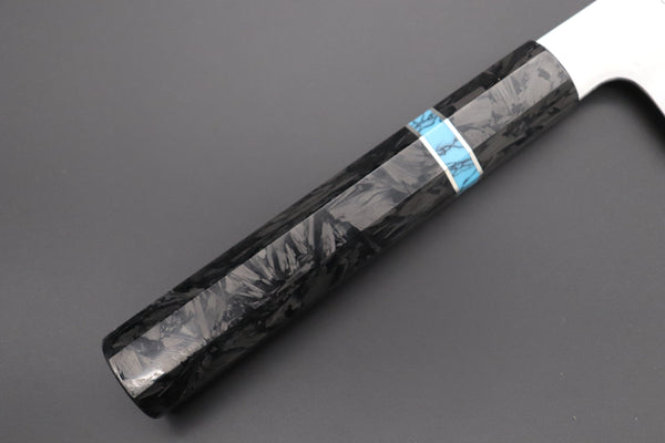 Sukenari Wa Gyuto SCL-548 ZDP189 Wa Gyuto 240mm (9.4 inch) Custom Limited Edition, Sukenari ZDP-189 Clad Wa Gyuto 240mm (9.4 inch, SCL-548)