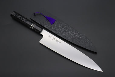 Sukenari Wa Gyuto SCL-549 ZDP189 Wa Gyuto 240mm (9.4 inch) Custom Limited Edition, Sukenari ZDP-189 Clad Wa Gyuto 240mm (9.4 inch, SCL-549)