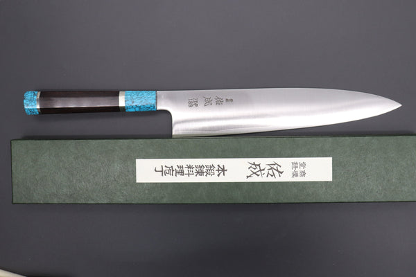 Sukenari Wa Gyuto SCL-302 ZDP189 Wa Gyuto 270mm (10.6 inch) Custom Limited Edition, Sukenari ZDP-189 Clad Wa Gyuto 270mm (10.6 inch, SCL-302)