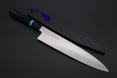 Sukenari Wa Gyuto SCL-559 ZDP189 Wa Gyuto 270mm (10.6 inch) Custom Limited Edition, Sukenari ZDP-189 Clad Wa Gyuto 270mm (10.6 inch, SCL-560)