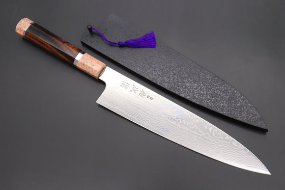 Fu-Rin-Ka-Zan Limited, Blue Steel No.1 Suminagashi Kiritsuke Knife