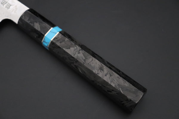 Sukenari Wa Gyuto SCL-688 ZDP189 Wa Gyuto 270mm (10.6 inch) Custom Limited Edition, Sukenari ZDP-189 Nickel Damascus Wa Gyuto 270mm (10.6 inch, SCL-688)