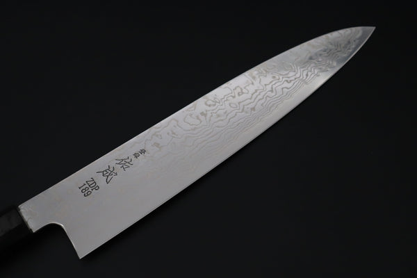 Sukenari Wa Gyuto SCL-688 ZDP189 Wa Gyuto 270mm (10.6 inch) Custom Limited Edition, Sukenari ZDP-189 Nickel Damascus Wa Gyuto 270mm (10.6 inch, SCL-688)