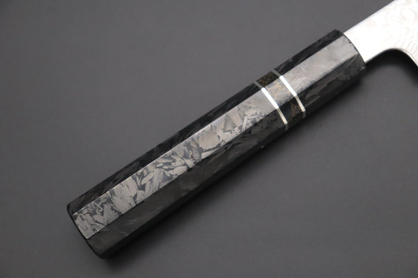 Sukenari Wa Petty Custom Limited Edition, Sukenari HAP-40 Nickel Damascus Wa Petty 165mm (6.4 inch, SCL-504)