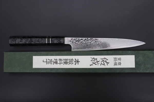 Sukenari Wa Petty Custom Limited Edition, Sukenari HAP-40 Nickel Damascus Wa Petty 165mm (6.4 inch, SCL-504)