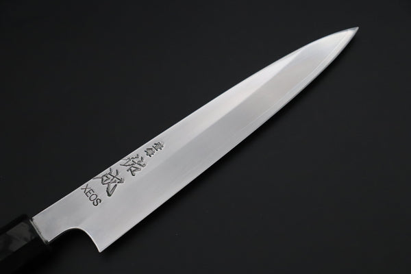 Sukenari Wa Petty SCL-618 VG-XEOS Wa Petty 165mm (6.4 inch) Custom Limited Edition, Sukenari VG-XEOS Clad Wa Petty 165mm - Double Shinogi, Mirror Polish (6.4 inch, SCL-618)