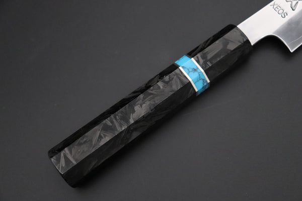 Sukenari Wa Petty SCL-618 VG-XEOS Wa Petty 165mm (6.4 inch) Custom Limited Edition, Sukenari VG-XEOS Clad Wa Petty 165mm - Double Shinogi, Mirror Polish (6.4 inch, SCL-618)