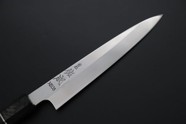 Sukenari Wa Petty SCL-619 VG-XEOS Wa Petty 165mm (6.4 inch) Custom Limited Edition, Sukenari VG-XEOS Clad Wa Petty 165mm - Double Shinogi, Mirror Polish (6.4 inch, SCL-619)