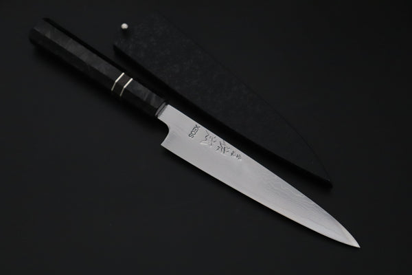 Sukenari Wa Petty SCL-634 VG-XEOS Wa Petty 165mm (6.4 inch) Custom Limited Edition, Sukenari VG-XEOS Nickel Damascus Wa Petty 165mm (6.4 inch, SCL-634)