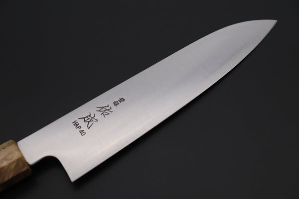 Sukenari Wa Santoku SCL-462 HAP40 Wa Santoku 190mm (7.4 inch) Custom Limited Edition, Sukenari HAP-40 Clad Wa Santoku 190mm (7.4 inch, SCL-462)