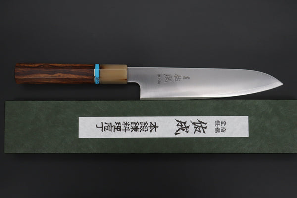 Sukenari Wa Santoku SCL-463 HAP40 Wa Santoku 190mm (7.4 inch) Custom Limited Edition, Sukenari HAP-40 Clad Wa Santoku 190mm (7.4 inch, SCL-463)