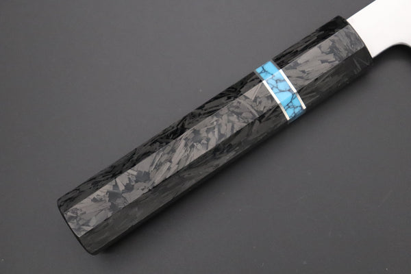 Sukenari Wa Santoku SCL-596 HAP40 Wa Santoku 190mm (7.4 inch) Custom Limited Edition, Sukenari HAP-40 Clad Wa Santoku 190mm (7.4 inch, SCL-596)