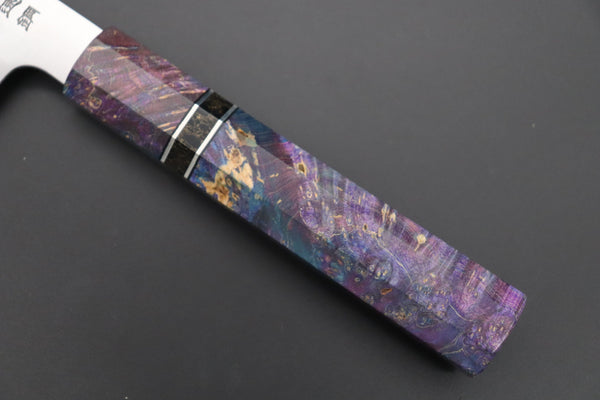 Sukenari Wa Santoku SCL-598 HAP40 Wa Santoku 190mm (7.4 inch) Custom Limited Edition, Sukenari HAP-40 Clad Wa Santoku 190mm (7.4 inch, SCL-598)