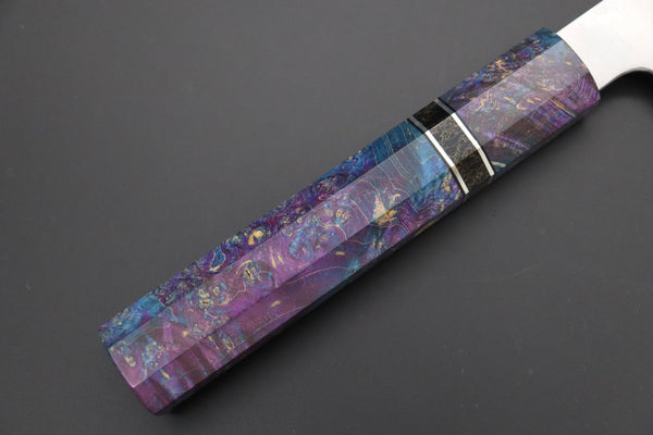 Sukenari Wa Santoku SCL-598 HAP40 Wa Santoku 190mm (7.4 inch) Custom Limited Edition, Sukenari HAP-40 Clad Wa Santoku 190mm (7.4 inch, SCL-598)