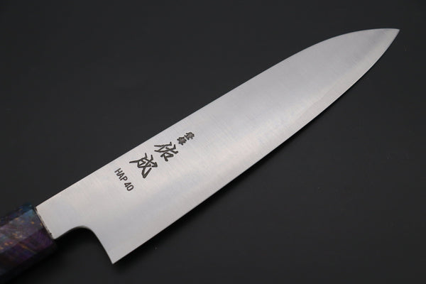 Sukenari Wa Santoku SCL-598 HAP40 Wa Santoku 190mm (7.4 inch) Custom Limited Edition, Sukenari HAP-40 Clad Wa Santoku 190mm (7.4 inch, SCL-598)