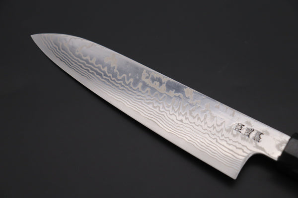 Sukenari Wa Santoku Custom Limited Edition, Sukenari HAP-40 Nickel Damascus Wa Santoku 190mm (7.4 inch, SCL-577)