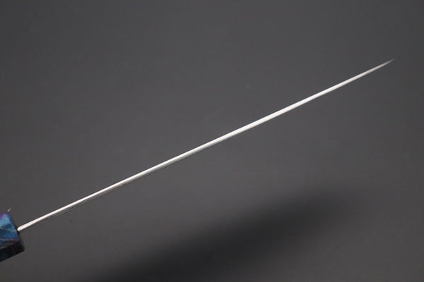 Sukenari Wa Santoku Custom Limited Edition, Sukenari HAP-40 Nickel Damascus Wa Santoku 190mm (7.4 inch, SCL-579)