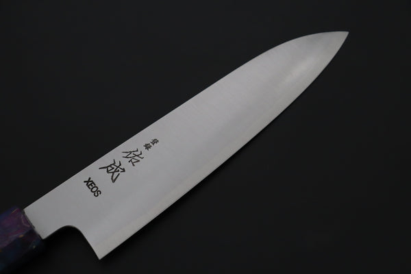 Sukenari Wa Santoku SCL-657 VG-XEOS Wa Santoku 190mm (7.4 inch) Custom Limited Edition, Sukenari VG-XEOS Clad Wa Santoku 190mm (7.4 inch, SCL-656)