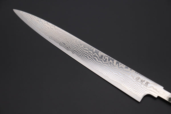 Sukenari Wa Sujihiki “Build Your Dream Knife” Sukenari HAP-40 Nickel Damascus SNBO-5 Wa Sujihiki 240mm (9.4 Inch)