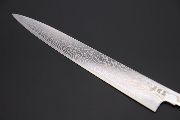 Sukenari Wa Sujihiki “Build Your Dream Knife” Sukenari HAP-40 Nickel Damascus SNBO-6 Wa Sujihiki 270mm (10.6 Inch)