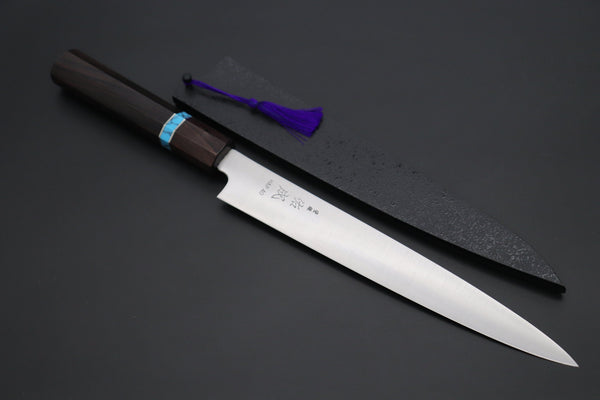 Sukenari Wa Sujihiki Custom Limited Edition, Sukenari HAP-40 Clad Wa Sujihiki 240mm (9.4 inch, SCL-493)