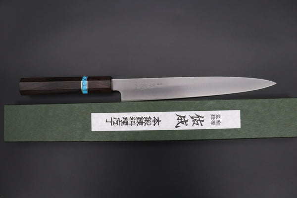 Sukenari Wa Sujihiki Custom Limited Edition, Sukenari HAP-40 Clad Wa Sujihiki 240mm (9.4 inch, SCL-493)