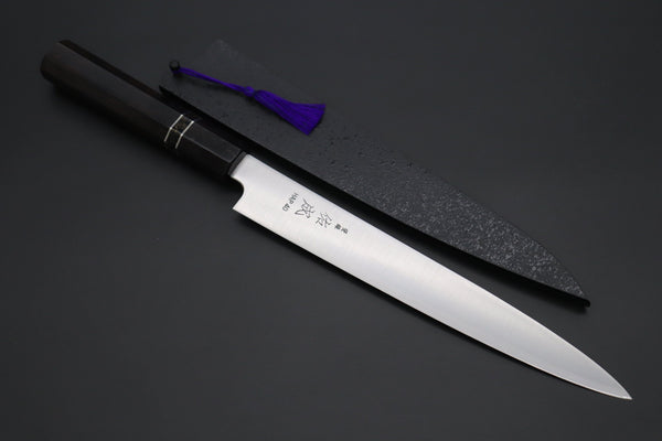 Sukenari Wa Sujihiki Custom Limited Edition, Sukenari HAP-40 Clad Wa Sujihiki 240mm (9.4 inch, SCL-494)