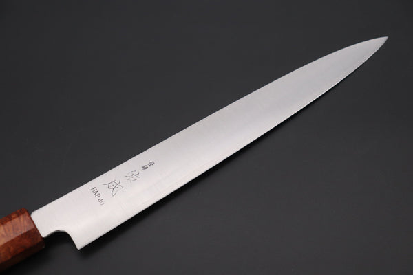 Sukenari Wa Sujihiki Custom Limited Edition, Sukenari HAP-40 Clad Wa Sujihiki 240mm (9.4 inch, SCL-495)