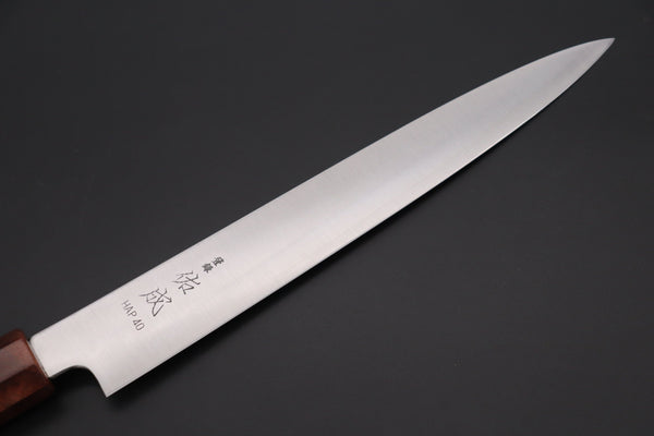 Sukenari Wa Sujihiki Custom Limited Edition, Sukenari HAP-40 Clad Wa Sujihiki 240mm (9.4 inch, SCL-497)