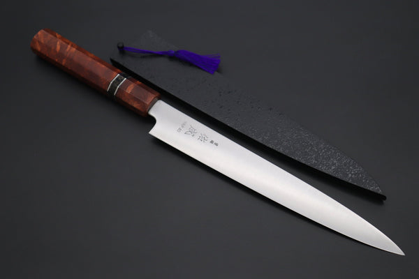 Sukenari Wa Sujihiki Custom Limited Edition, Sukenari HAP-40 Clad Wa Sujihiki 240mm (9.4 inch, SCL-497)