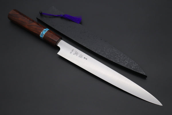 Sukenari Wa Sujihiki Custom Limited Edition, Sukenari HAP-40 Clad Wa Sujihiki 240mm (9.4 inch, SCL-498)