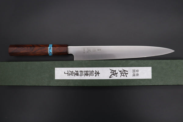 Sukenari Wa Sujihiki Custom Limited Edition, Sukenari HAP-40 Clad Wa Sujihiki 240mm (9.4 inch, SCL-498)