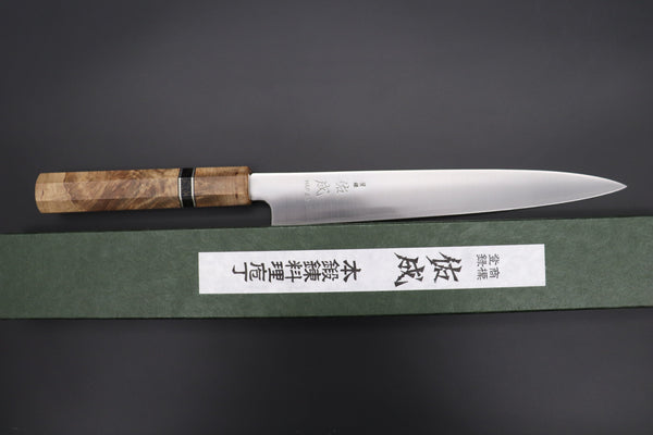 Sukenari Wa Sujihiki Custom Limited Edition, Sukenari HAP-40 Clad Wa Sujihiki 240mm (9.4 inch, SCL-499)