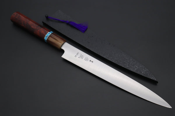 Sukenari Wa Sujihiki Custom Limited Edition, Sukenari HAP-40 Clad Wa Sujihiki 240mm (9.4 inch, SCL-500)