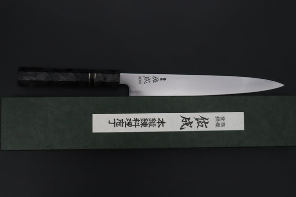 Sukenari Wa Sujihiki SCL-664 VG-XEOS Wa Sujihiki 240mm (9.4 inch) Custom Limited Edition, Sukenari VG-XEOS Clad Wa Sujihiki 240mm (8.2 inch, SCL-664)