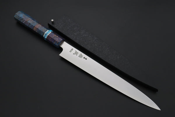 Sukenari Wa Sujihiki SCL-665 VG-XEOS Wa Sujihiki 240mm (9.4 inch) Custom Limited Edition, Sukenari VG-XEOS Clad Wa Sujihiki 240mm (8.2 inch, SCL-665)