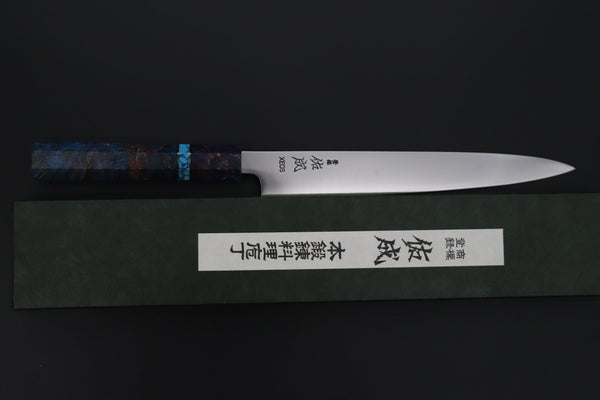 Sukenari Wa Sujihiki SCL-665 VG-XEOS Wa Sujihiki 240mm (9.4 inch) Custom Limited Edition, Sukenari VG-XEOS Clad Wa Sujihiki 240mm (8.2 inch, SCL-665)