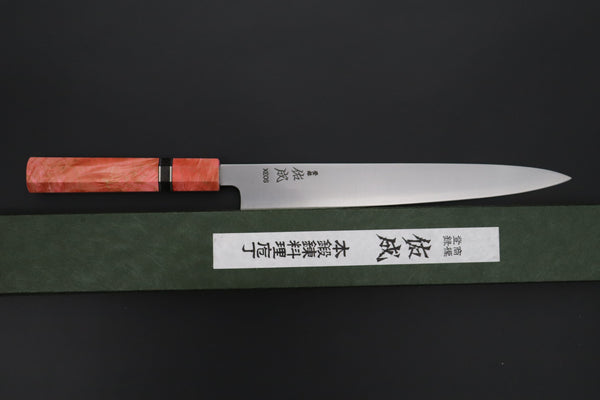 Sukenari Wa Sujihiki SCL-669 VG-XEOS Wa Sujihiki 270mm (10.6 inch) Custom Limited Edition, Sukenari VG-XEOS Clad Wa Sujihiki 270mm (10.6 inch, SCL-669)