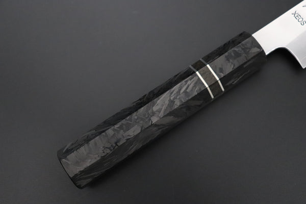 Sukenari Wa Sujihiki SCL-631 VG-XEOS Wa Sujihiki 270mm (10.6 inch) Custom Limited Edition, Sukenari VG-XEOS Clad Wa Sujihiki 270mm - Double Shinogi, Mirror Polish (10.6 inch, SCL-631)