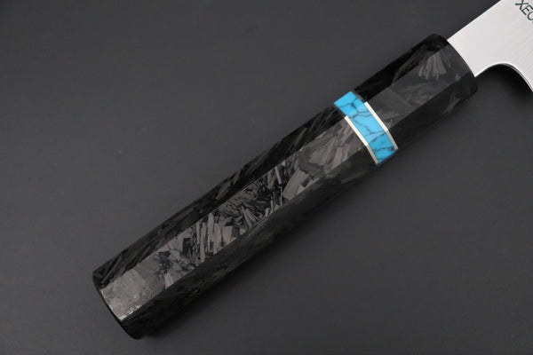 Sukenari Wa Sujihiki SCL-652 VG-XEOS Wa Sujihiki 240mm (9.4 inch) Custom Limited Edition, Sukenari VG-XEOS Nickel Damascus Wa Sujihiki 240mm (9.4 inch, SCL-652)