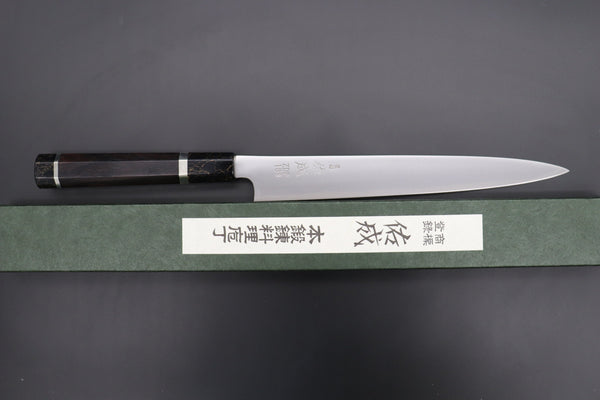 Sukenari Wa Sujihiki SCL-380 ZDP189 Wa Sujihiki 240mm (9.4 inch) Custom Limited Edition, Sukenari ZDP-189 Clad Wa Sujihiki 240mm (9.4 inch, SCL-380)